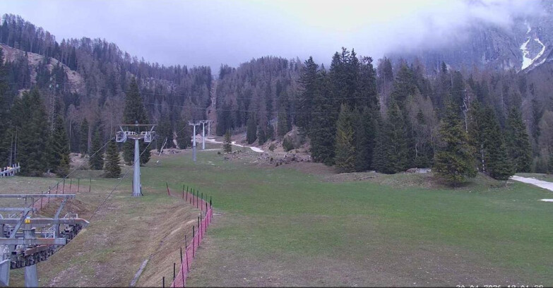 Webcam Сан-Мартино-ди-Кастроцца - Пассо-Ролле - Pista Col Verde