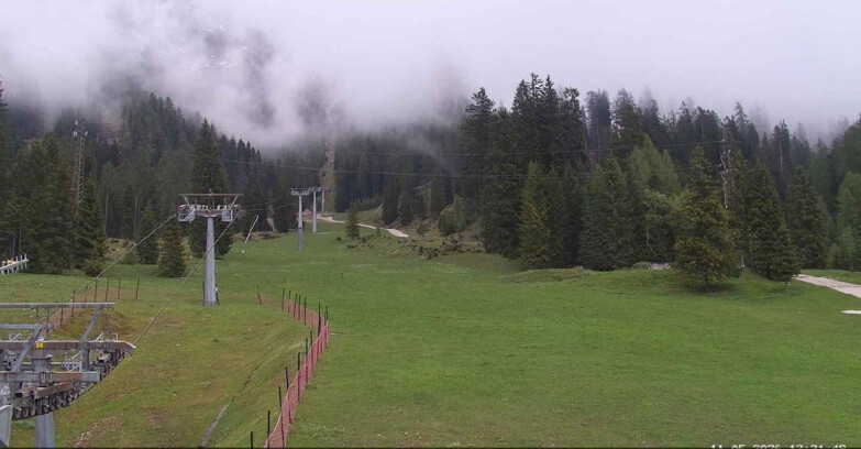Webcam San Martino di Castrozza - Passo Rolle - Pista Col Verde