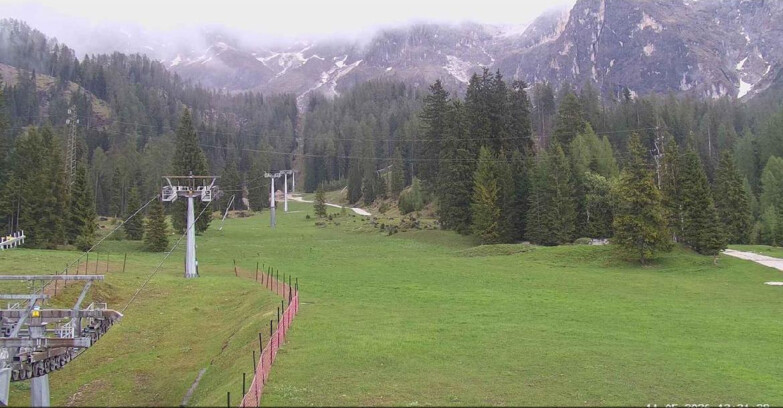 Webcam San Martino di Castrozza - Passo Rolle - Pista Col Verde
