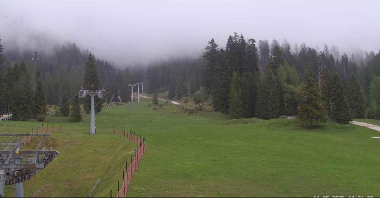 Webcam San Martino di Castrozza - Passo Rolle - Pista Col Verde