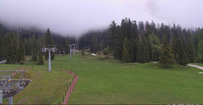 Webcam San Martino di Castrozza - Passo Rolle - Pista Col Verde
