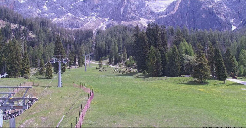 Webcam San Martino di Castrozza - Passo Rolle - Pista Col Verde