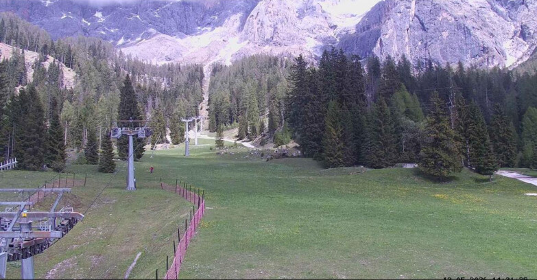 Webcam San Martino di Castrozza - Passo Rolle - Pista Col Verde