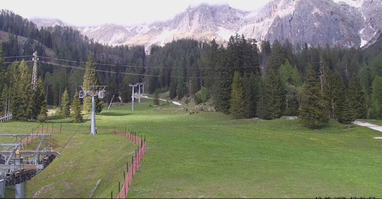 Webcam San Martino di Castrozza - Passo Rolle - Pista Col Verde