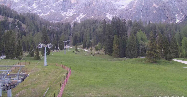 Webcam San Martino di Castrozza - Passo Rolle - Pista Col Verde