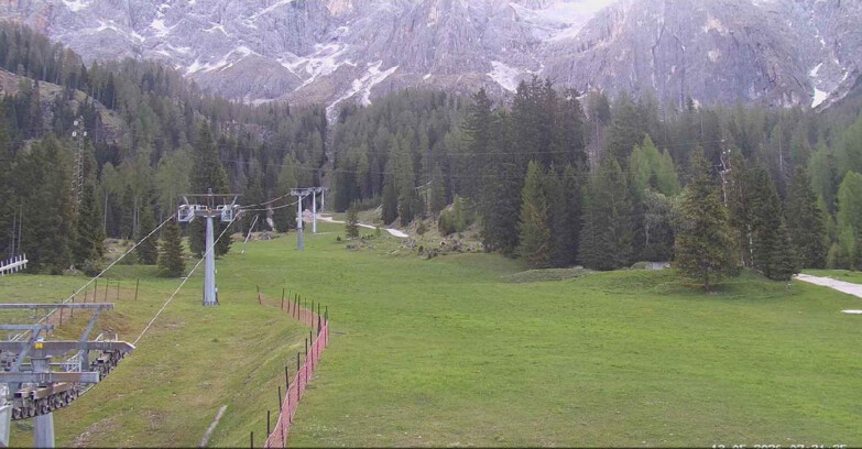 Webcam San Martino di Castrozza - Passo Rolle - Pista Col Verde