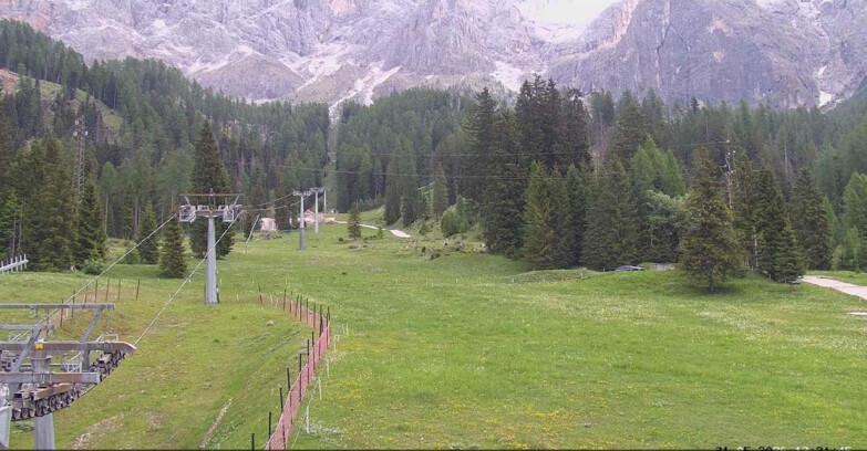 Webcam San Martino di Castrozza - Passo Rolle - Pista Col Verde
