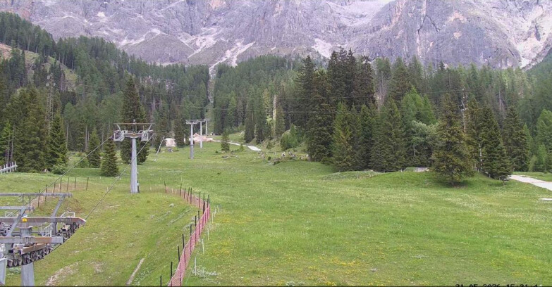 Webcam San Martino di Castrozza - Passo Rolle - Pista Col Verde