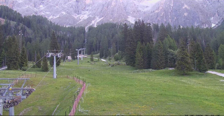 Webcam San Martino di Castrozza - Passo Rolle - Pista Col Verde