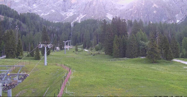 Webcam San Martino di Castrozza - Passo Rolle - Pista Col Verde