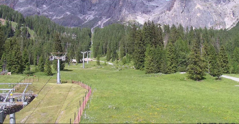 Webcam San Martino di Castrozza - Passo Rolle - Pista Col Verde