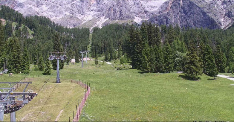 Webcam San Martino di Castrozza - Passo Rolle - Pista Col Verde