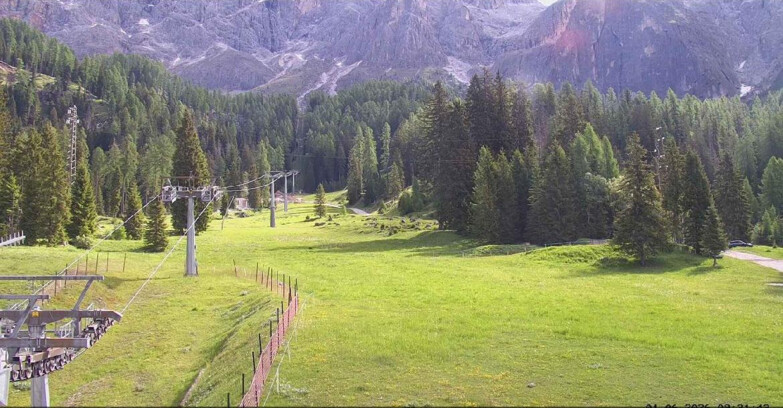Webcam San Martino di Castrozza - Passo Rolle - Pista Col Verde