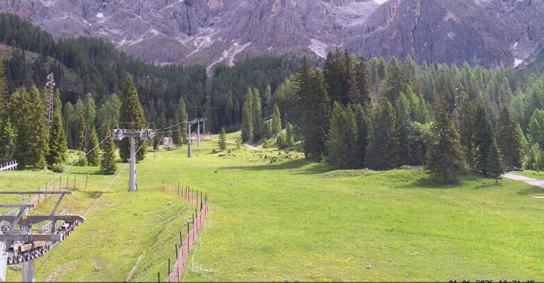 Webcam San Martino di Castrozza - Passo Rolle - Pista Col Verde