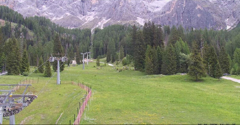 Webcam San Martino di Castrozza - Passo Rolle - Pista Col Verde