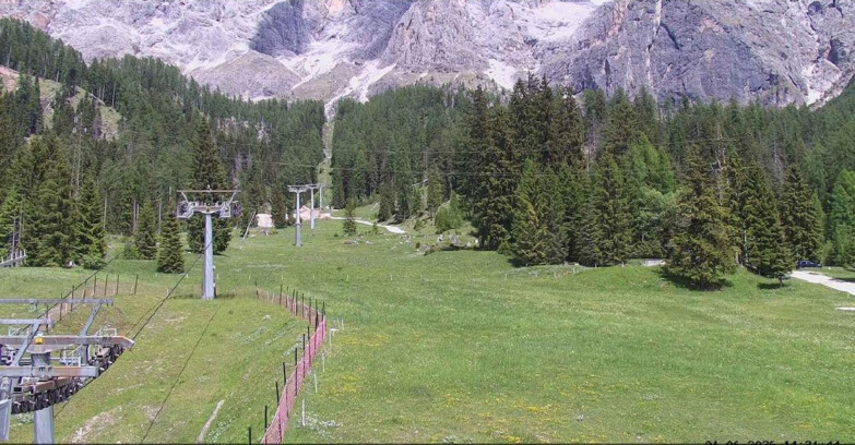 Webcam San Martino di Castrozza - Passo Rolle - Pista Col Verde