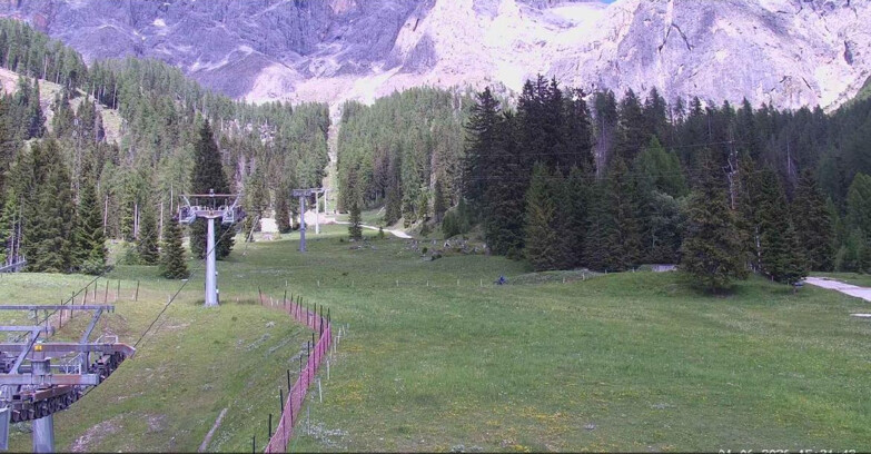 Webcam San Martino di Castrozza - Passo Rolle - Pista Col Verde