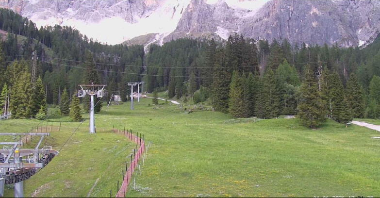 Webcam San Martino di Castrozza - Passo Rolle - Pista Col Verde