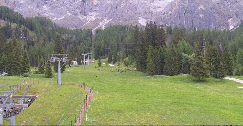 Webcam San Martino di Castrozza - Passo Rolle - Pista Col Verde