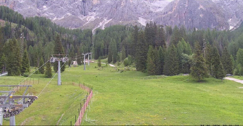 Webcam San Martino di Castrozza - Passo Rolle - Pista Col Verde