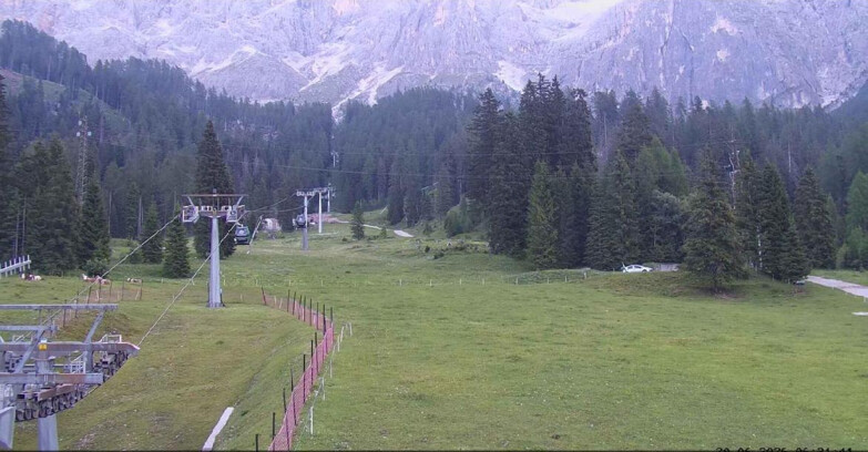 Webcam San Martino di Castrozza - Passo Rolle - Pista Col Verde