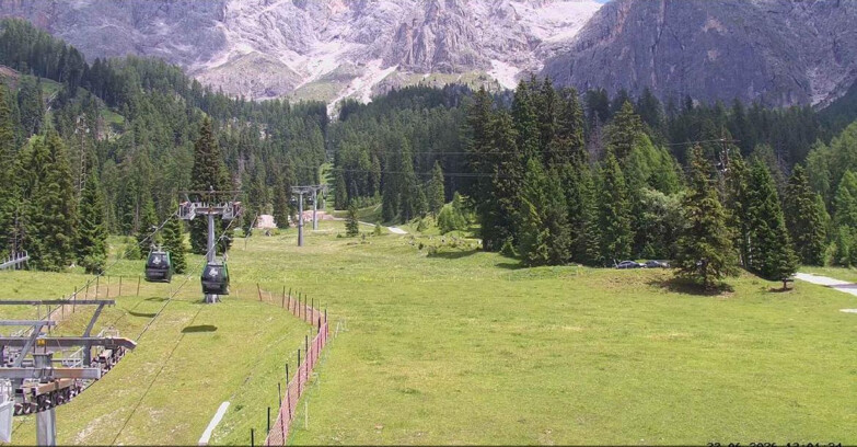 Webcam San Martino di Castrozza - Passo Rolle - Pista Col Verde