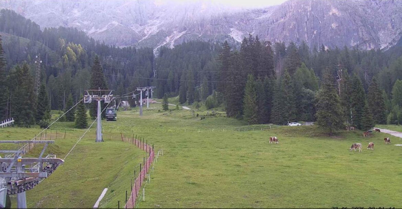 Webcam San Martino di Castrozza - Passo Rolle - Pista Col Verde