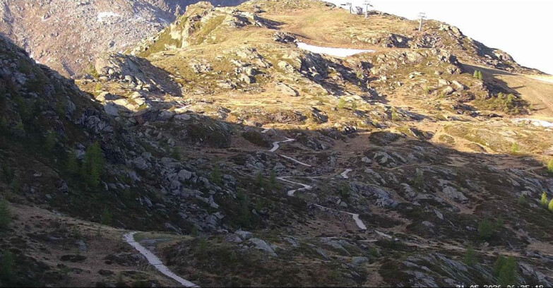 Webcam San Martino di Castrozza - Passo Rolle  - Sentiero delle Marmotte