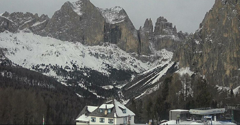 Webcam Vigo di Fassa-Pera-Ciampedie - Vigo - Torri del Vajolet