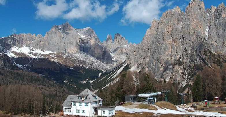 Webcam Виго-ди-Фасса-Пера-Чампедие  - Vigo - Torri del Vajolet