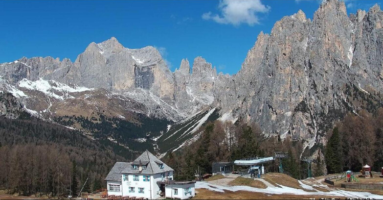 Webcam Vigo di Fassa-Pera-Ciampedìe - Vigo - Torri del Vajolet