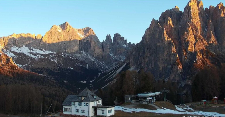 Webcam Vigo di Fassa-Pera-Ciampedìe - Vigo di Fassa - Torri del Vajolet