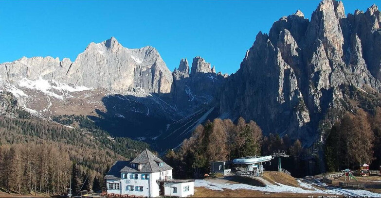 Webcam Vigo di Fassa-Pera-Ciampedìe - Vigo di Fassa - Torri del Vajolet