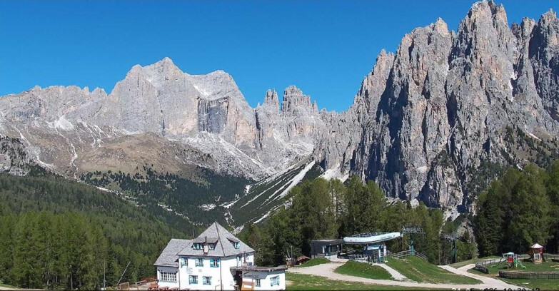 Webcam Vigo di Fassa-Pera-Ciampedie - Vigo - Torri del Vajolet