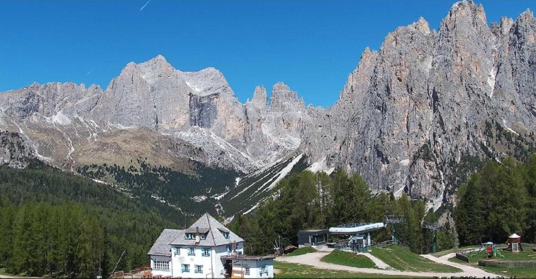 Webcam Vigo di Fassa-Pera-Ciampedie - Vigo - Torri del Vajolet