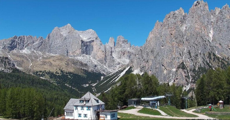 Webcam Vigo di Fassa-Pera-Ciampedie - Vigo - Torri del Vajolet