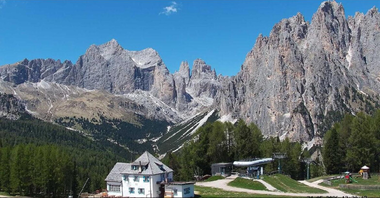 Webcam Vigo di Fassa-Pera-Ciampedie - Vigo - Torri del Vajolet
