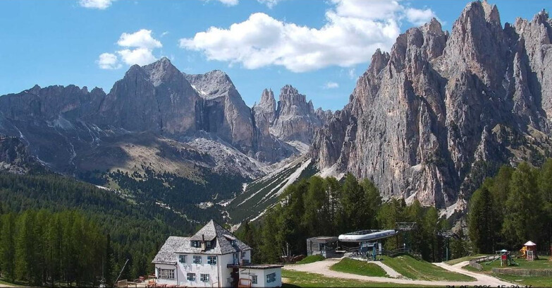 Webcam Vigo di Fassa-Pera-Ciampedie - Vigo - Torri del Vajolet