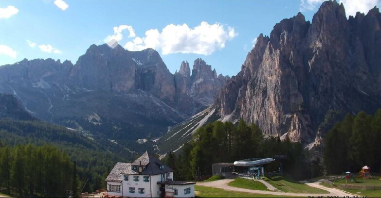 Webcam Vigo di Fassa-Pera-Ciampedie - Vigo - Torri del Vajolet