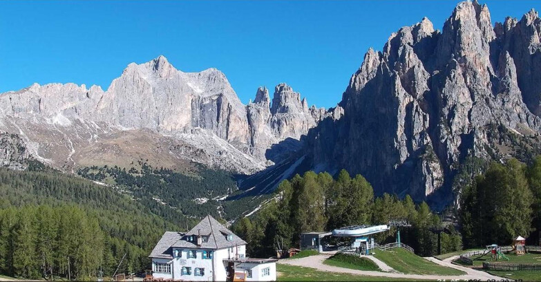 Webcam Vigo di Fassa-Pera-Ciampedie - Vigo - Torri del Vajolet