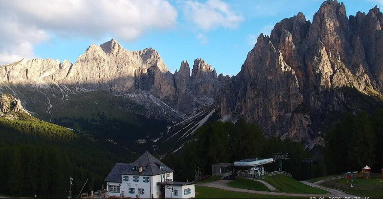 Webcam Vigo di Fassa-Pera-Ciampedìe - Vigo di Fassa - Torri del Vajolet