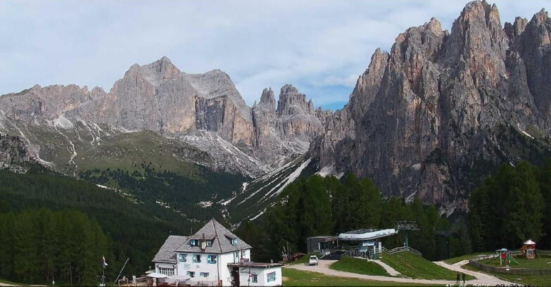 Webcam Vigo di Fassa-Pera-Ciampedie - Vigo - Torri del Vajolet