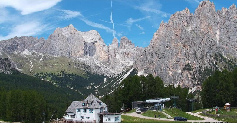 Webcam Vigo di Fassa-Pera-Ciampedie - Vigo - Torri del Vajolet