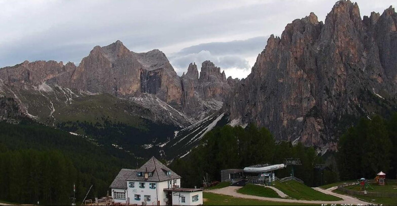 Webcam Vigo di Fassa-Pera-Ciampedie - Vigo - Torri del Vajolet