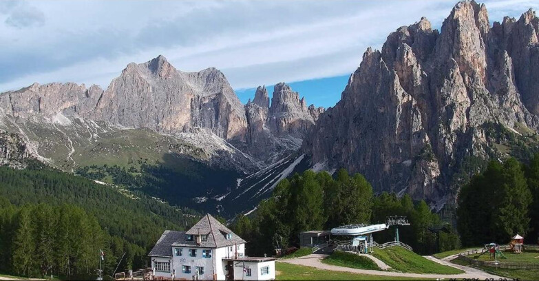Webcam Vigo di Fassa-Pera-Ciampedie - Vigo - Torri del Vajolet