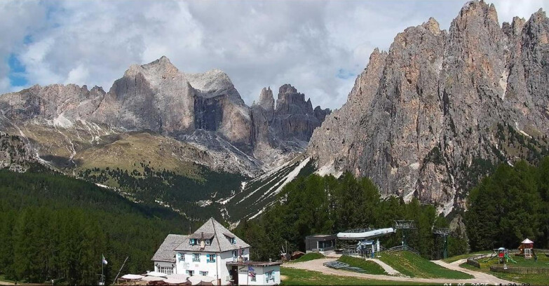 Webcam Vigo di Fassa-Pera-Ciampedìe - Vigo di Fassa - Torri del Vajolet