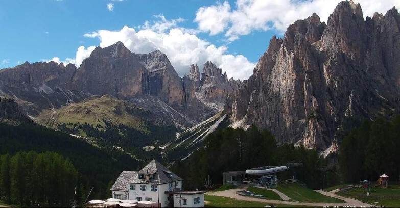 Webcam Vigo di Fassa-Pera-Ciampedìe - Vigo di Fassa - Torri del Vajolet