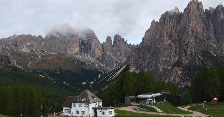Webcam Vigo di Fassa-Pera-Ciampedìe - Vigo di Fassa - Torri del Vajolet