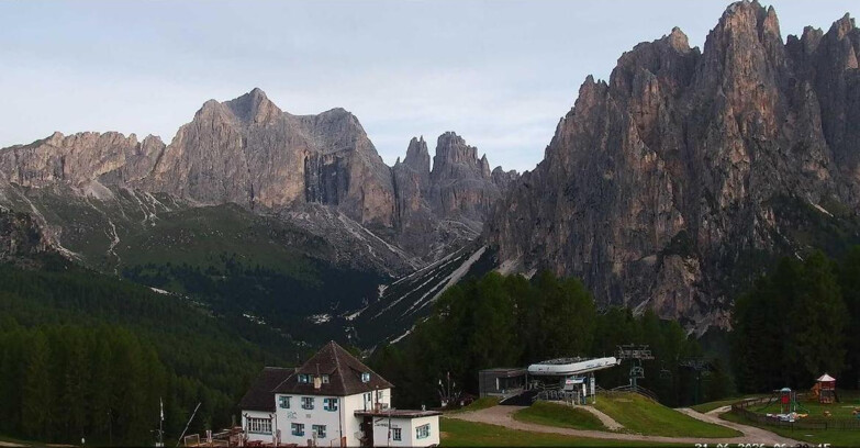 Webcam Vigo di Fassa-Pera-Ciampedìe - Vigo - Torri del Vajolet