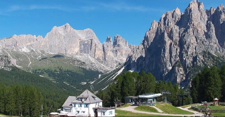 Webcam Vigo di Fassa-Pera-Ciampedìe - Vigo di Fassa - Torri del Vajolet